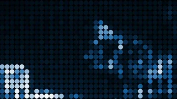 Fluctuating Blue Dot Abstraction Video Background Stock Footage 85914767