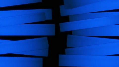 Fluctuating stripes on a black background. Motion. Horizontal wide lines moving Stock Footage 219502779