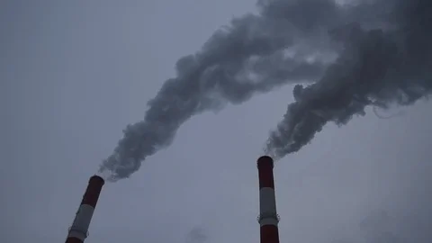 Flue-gas stack Stock Footage 103412222