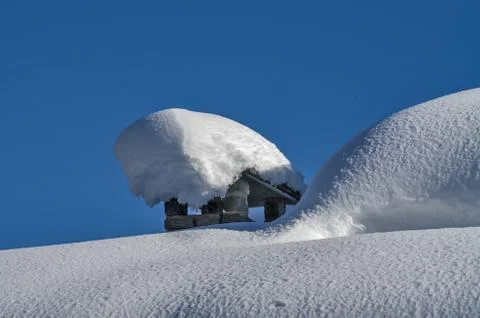 Flue under the snow Stock Photos