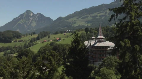 Flueli (Flüeli), Switzerland 스톡 동영상 32023017