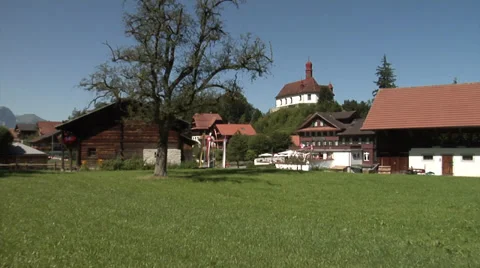 Flueli (Flüeli), Switzerland Stock Footage 32054561