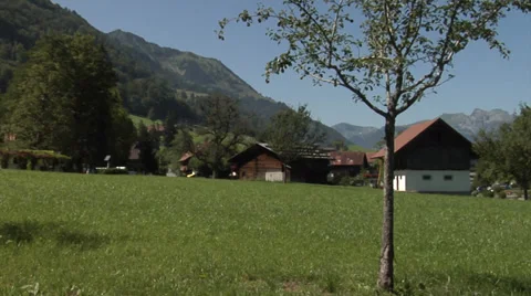Flueli (Flüeli), Switzerland Stock Footage 32059448