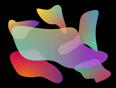 Fluent design animated seamless spot motion graphics for broadcast, background Stock Footage 88164210