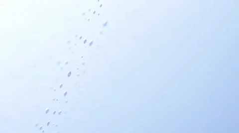 Fluent water drops - focus pull 1 Stock Footage 11900246