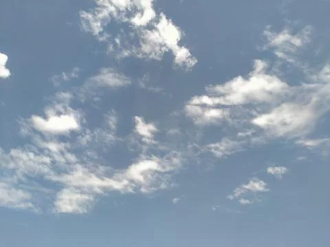 Fluffy with blue sky Stock Photos