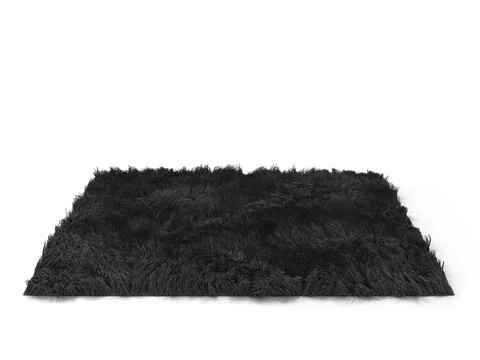 Fluffy carpet Stock Illustration