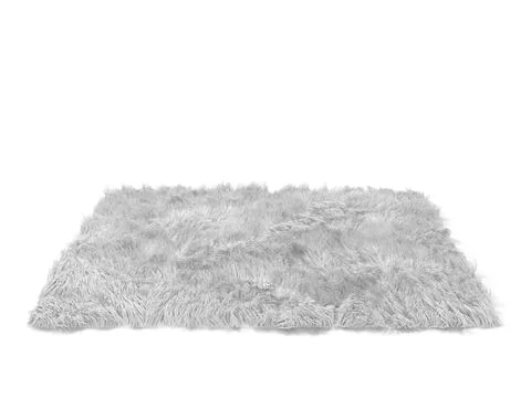 Fluffy carpet Stock Illustration