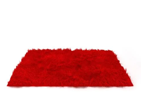 Fluffy carpet Stock Illustration