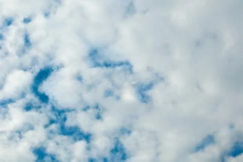 Fluffy cloud. Beautiful summer cloudscape space Stock Photos