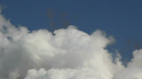 Fluffy cloud formations Stock Footage 703057