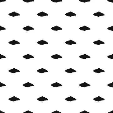 Fluffy cloud pattern seamless vector Stockillustratie