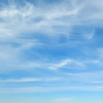 Fluffy clouds in the blue sky Stock-Fotos