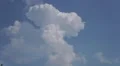Fluffy Clouds In Blue Sky Tower Of Clouds Dissipating HD HD 동영상