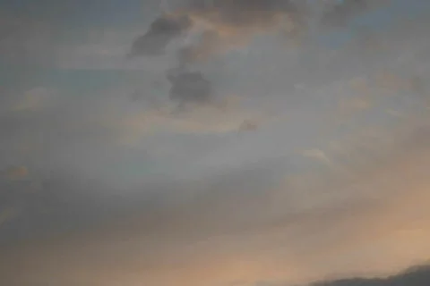 Fluffy clouds flotating overhead Stock Footage 562515