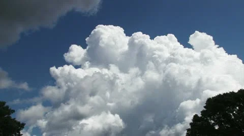 Fluffy Clouds Stock Footage 11189180