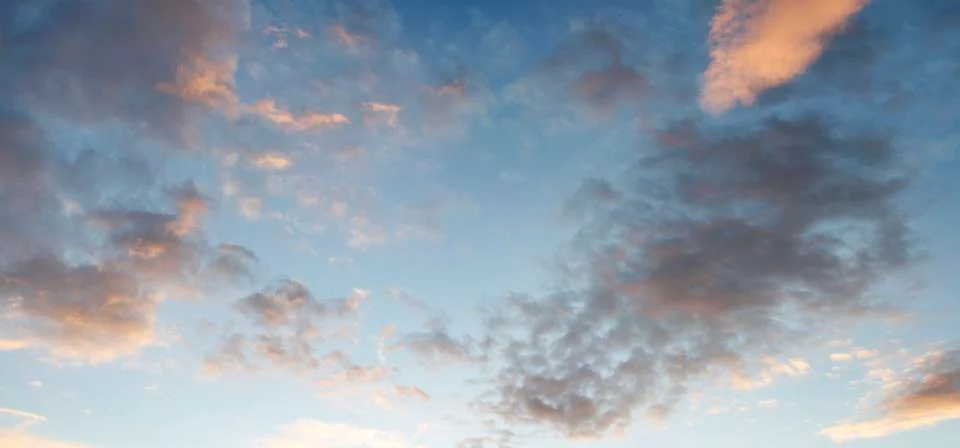 Fluffy clouds Stock Photos