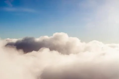 Fluffy clouds Stock Photos