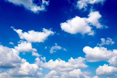 Fluffy clouds Stock Photos