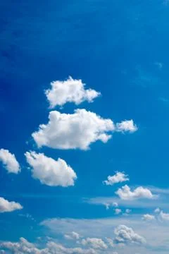 Fluffy clouds Stock Photos