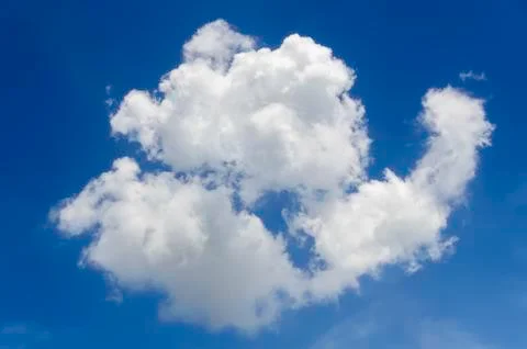 Fluffy clouds Foto stock