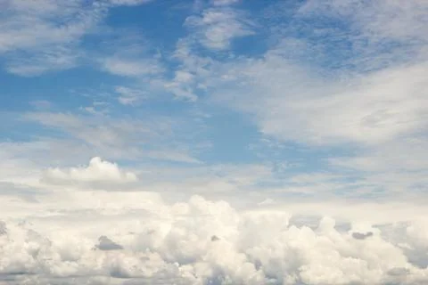 Fluffy clouds Stock Photos