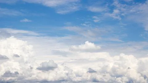 Fluffy clouds Stock Photos