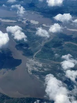 Fluffy clouds Stock Photos