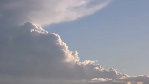 Fluffy clouds time lapse Stock Footage 237962389