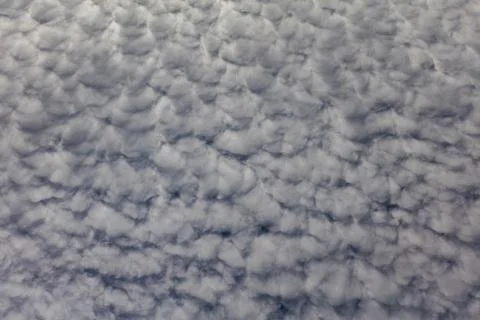 Fluffy cloudscape formation Foto stock