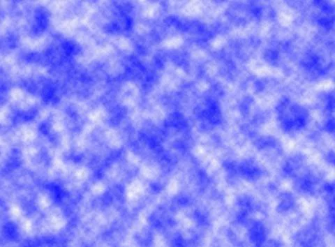 Fluffy, cloudy blue and white sky graphic Stock Illustration