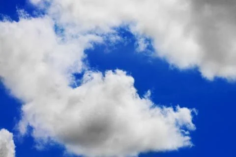 Fluffy cumulonimbus cloud Stock Photos