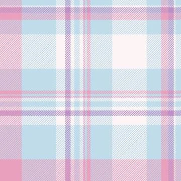Fluffy fabric textile check, bedding seamless tartan texture. Sale vector b.. Illustrazione stock