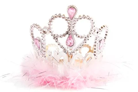 Fluffy fancy crown Stock Photos