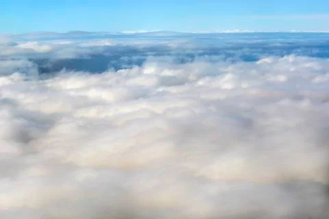 Fluffy rain clouds Stock Photos