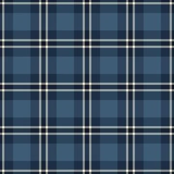 Fluffy seamless textile vector, club check tartan fabric. Repeatable patter.. Stock Illustration