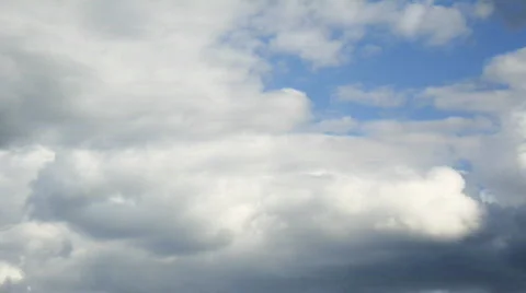 Fluffy Sky Time-lapse Stock Footage 581493