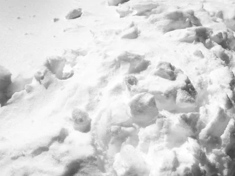 Fluffy snow close up Stock Photos