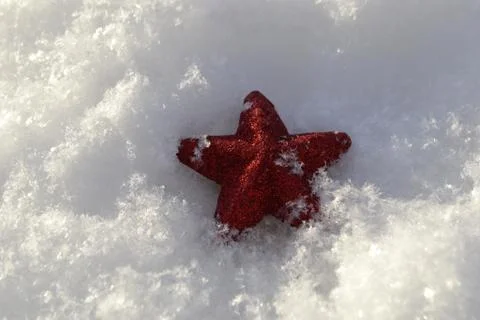 Fluffy snow Stock Photos