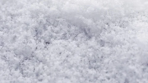 Fluffy snow, snowflakes surface. Close up 스톡 동영상 95634790
