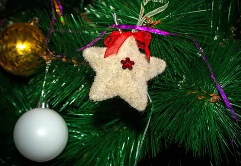 Fluffy star Stock Photos