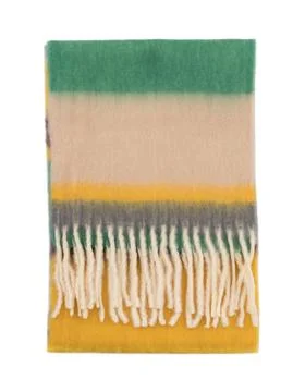 Fluffy striped stole Stock Photos