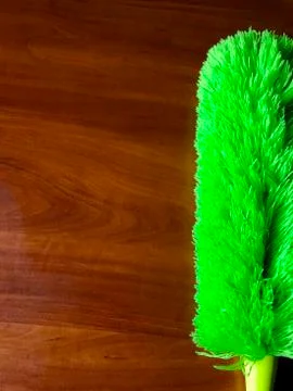 Fluffy whisk for dusting Stock Photos