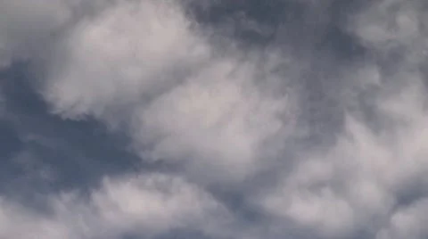 Fluffy White Clouds 스톡 동영상 12152626