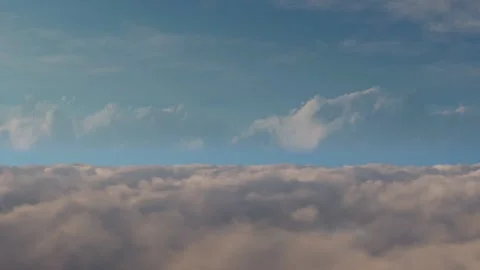 Fluffy White Clouds Stock Footage 86512469