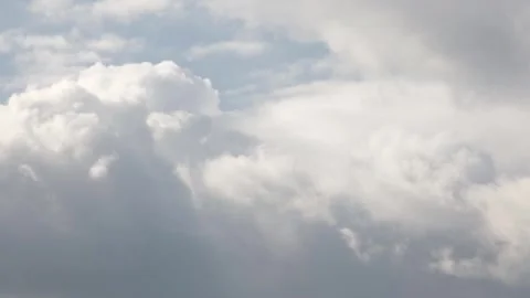 Fluffy White Clouds Stock Footage 264166509