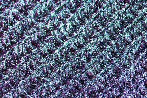 Fluffy wool texture on blur background, abstract color background. Knitted fa Stock-Fotos
