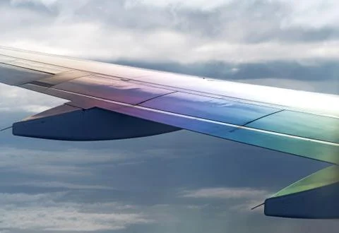 Flugzeug flügel Stock Photos