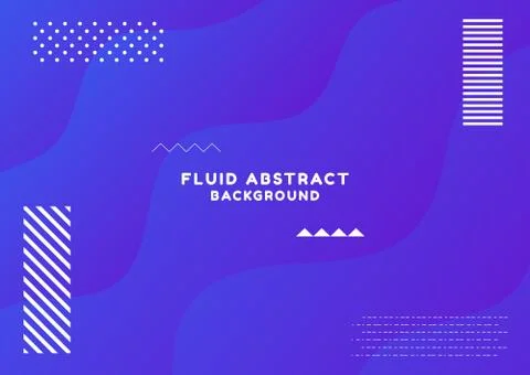 Fluid abstract art wave shape background design halftone line style Stock Illustration