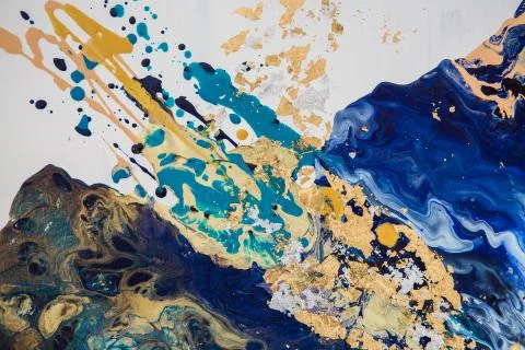 Fluid abstract artwork Stock Illustration